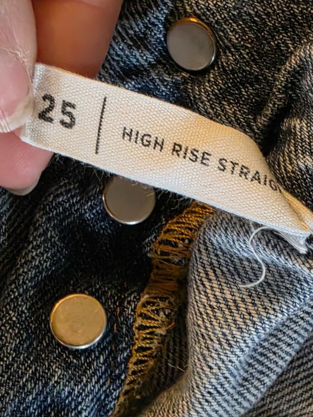 PacSun High Rise Straight Size 25 - Picture 4 of 5